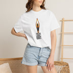 Motivational Flame T-Shirt — "The Day I Don't Quit" Inspirational Tee