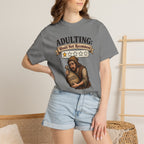 Adulting Would Not Recommend T-Shirt — Funny Taxes Graphic Tee