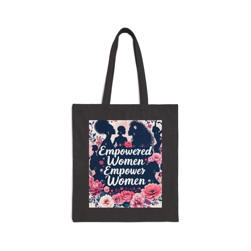 Empowered Women Empower Women Canvas Tote — Feminist Floral Reusable Bag