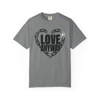 Love Anyway T-Shirt — Broken Chain Heart Graphic Tee