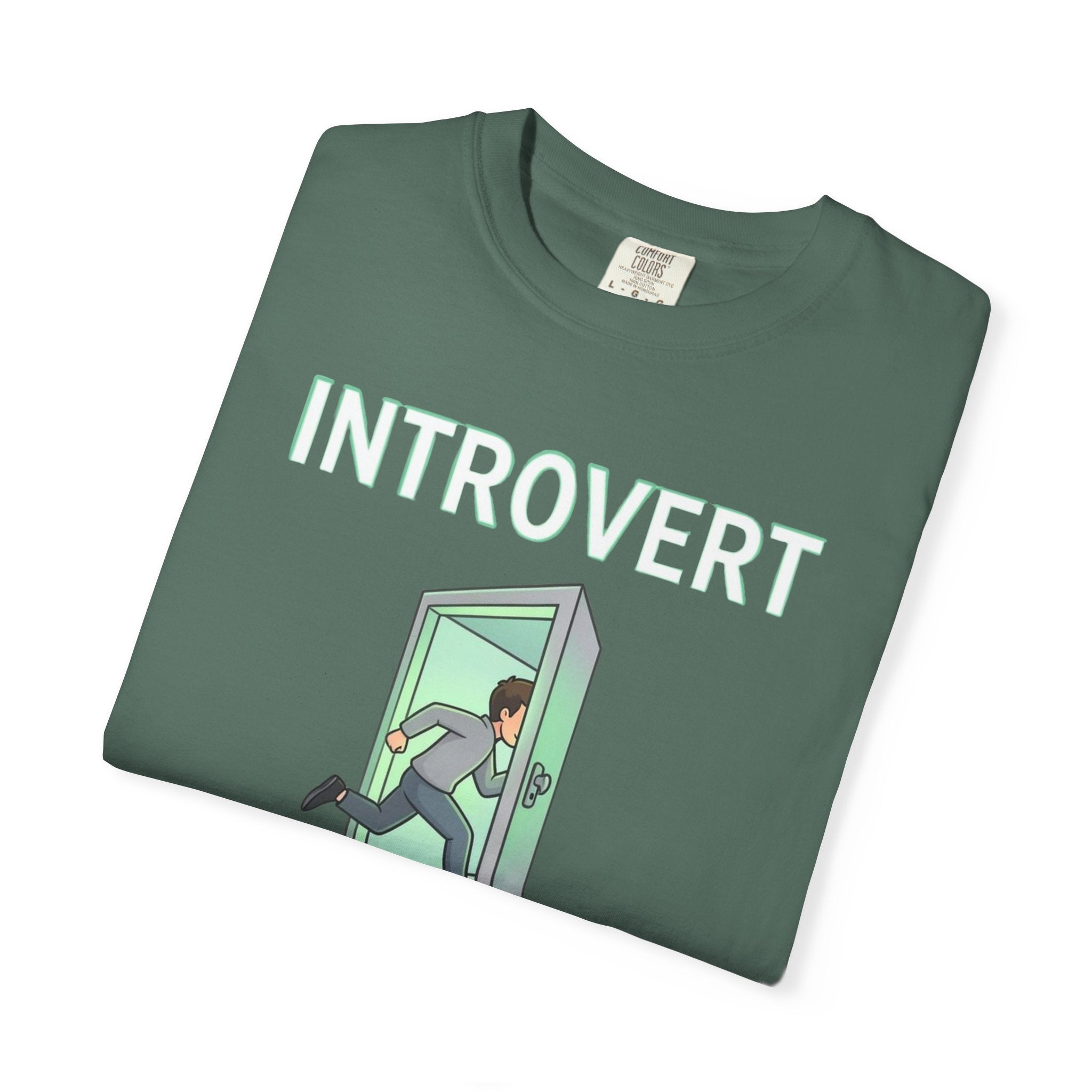 Introvert Exit T-Shirt — Funny Introvert Graphic Tee
