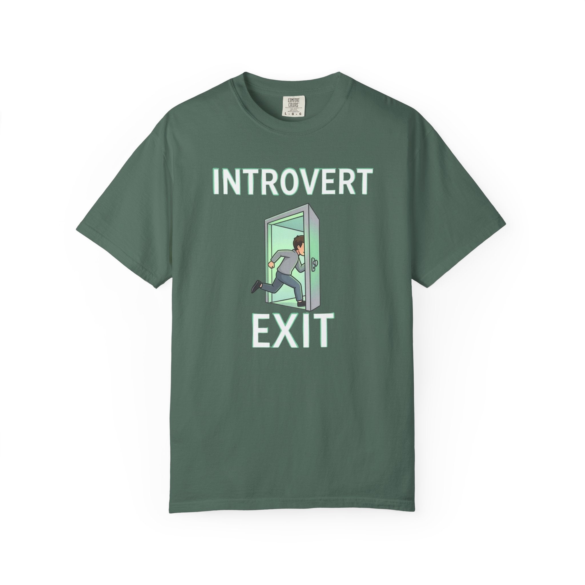 Introvert Exit T-Shirt — Funny Introvert Graphic Tee