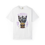 Theater Masks Popcorn Tee — “My Obsession Is Watching People” Graphic T-Shirt