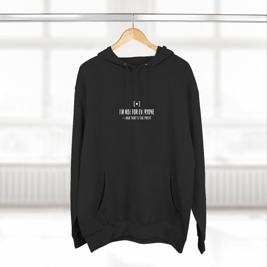 Minimal Embroidered Fleece Hoodie