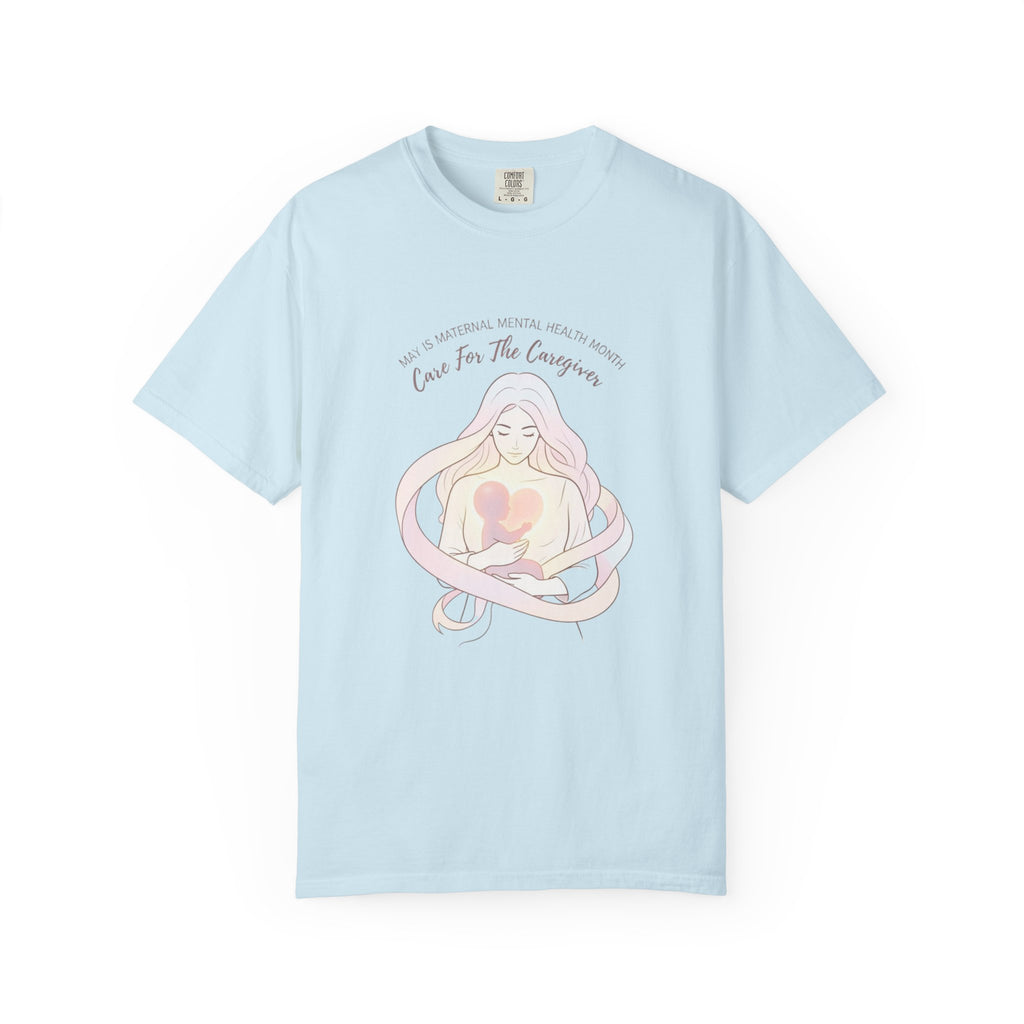 T-Shirt — Care For The Caregivers Graphic Tee (Self-Care Heart Illustration)