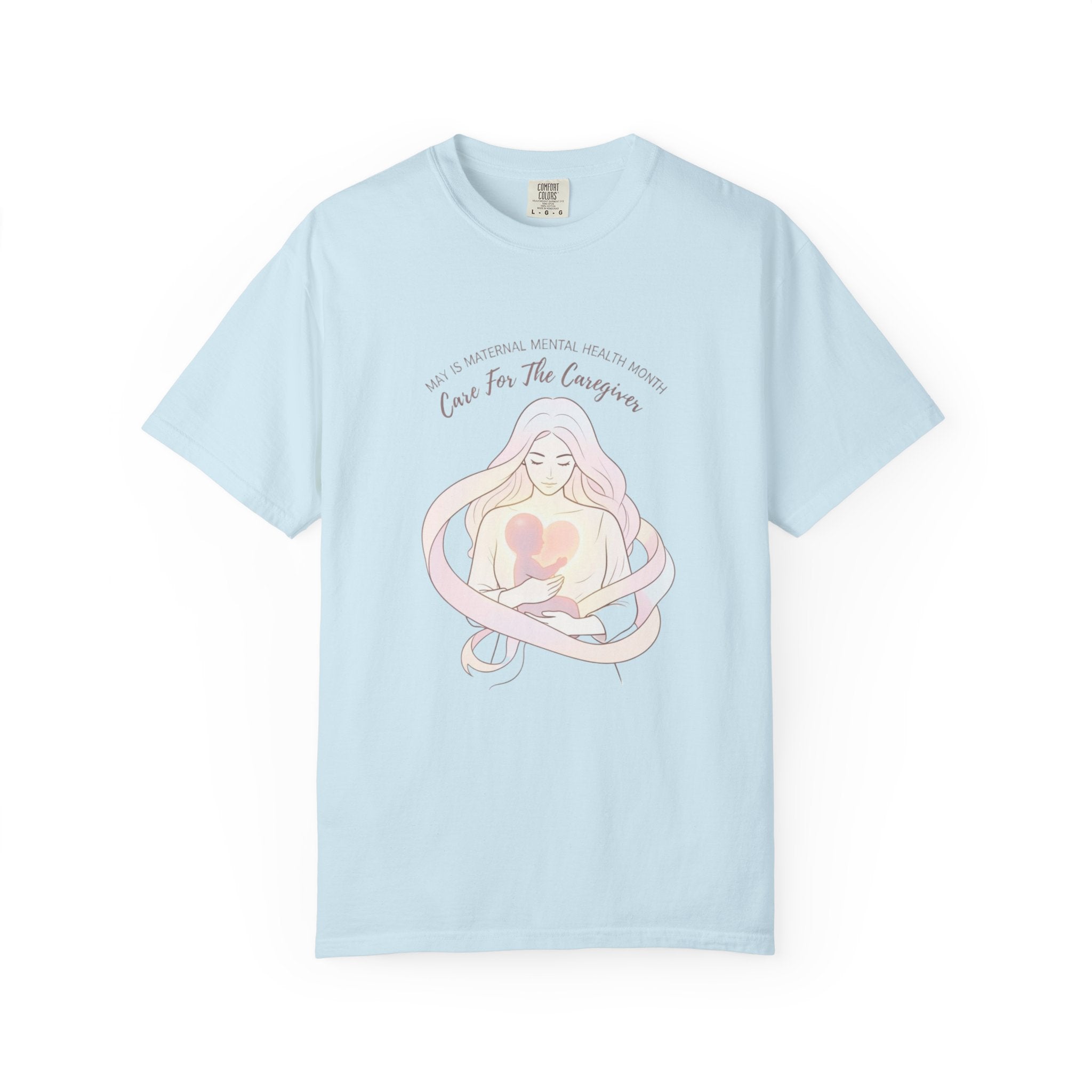 T-Shirt — Care For The Caregivers Graphic Tee (Self-Care Heart Illustration)