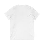 V-Neck Tee — "I Was Born at a Very Young Age and It's Been Downhill Since" Funny Adulting Shirt