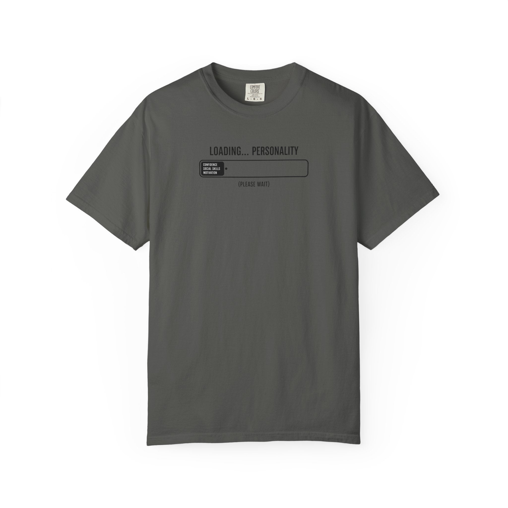 Loading Personality T-Shirt — Funny Progress Bar Graphic Tee