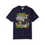 Tequila Skull T-Shirt – "I Regret That Second Tequila... And Also The First One" Funny Party Tee