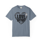 Love Anyway T-Shirt — Broken Chain Heart Graphic Tee
