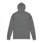 Hooded Long Sleeve Tee — "Socially Exhausted But Still Iconic" Graphic