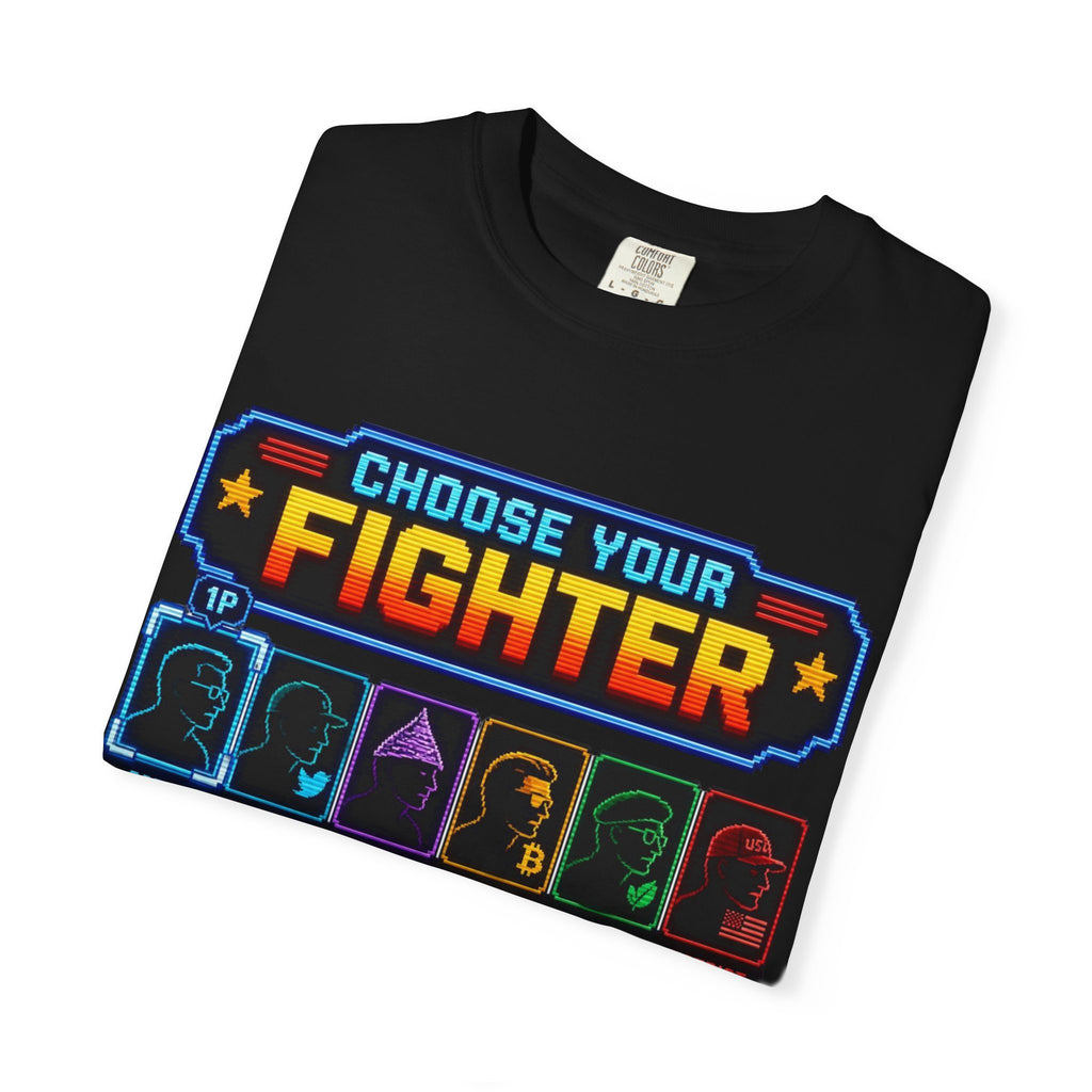Choose Your Fighter Retro Arcade T-Shirt