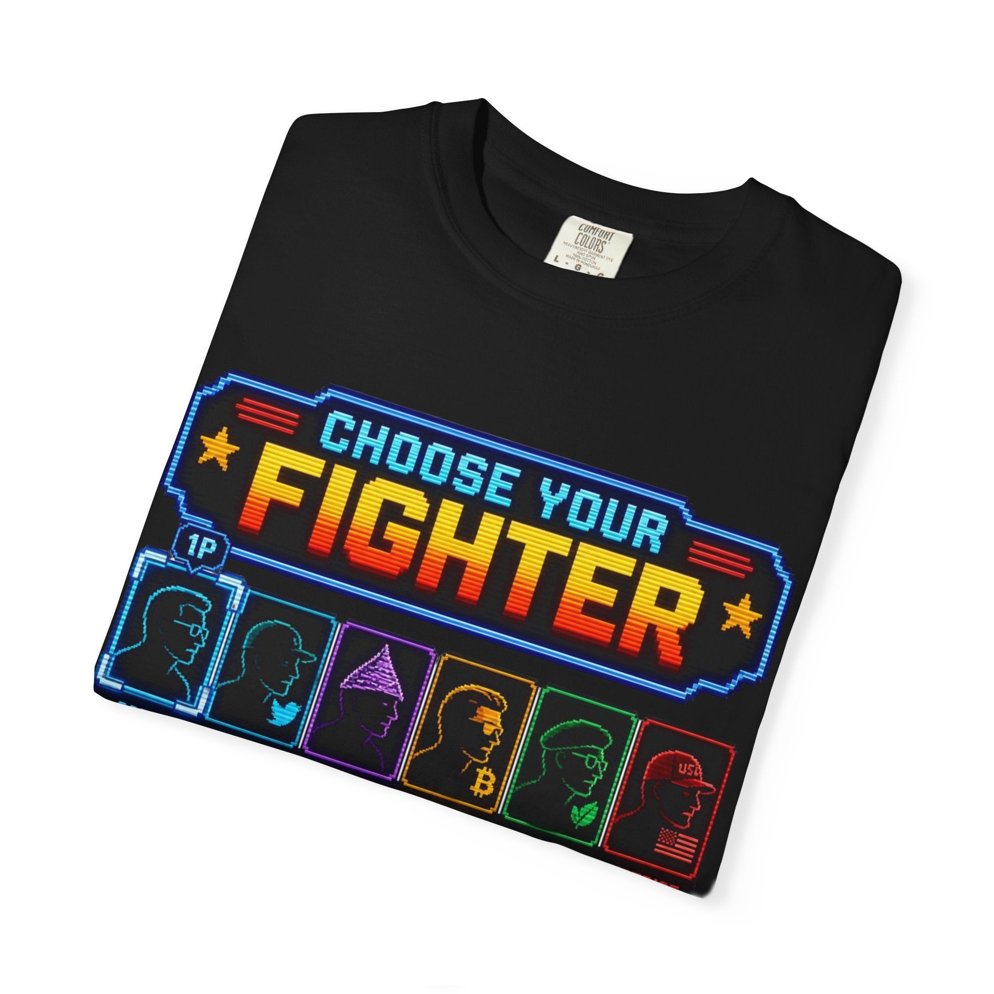 Choose Your Fighter Retro Arcade T-Shirt