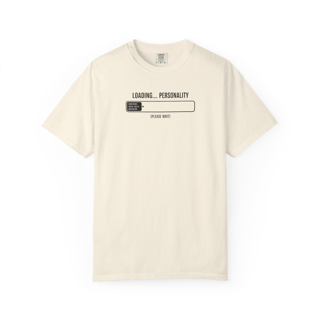 Loading Personality T-Shirt — Funny Progress Bar Graphic Tee