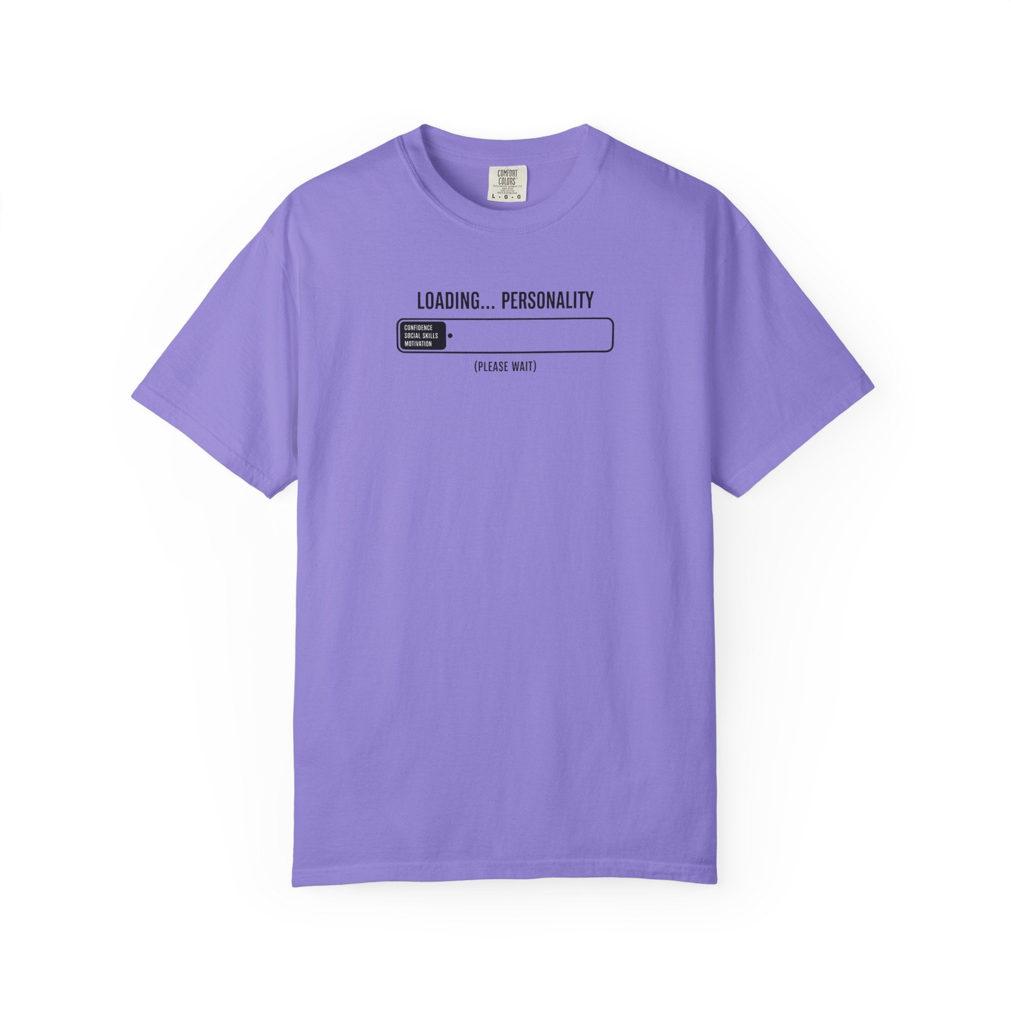 Loading Personality T-Shirt — Funny Progress Bar Graphic Tee