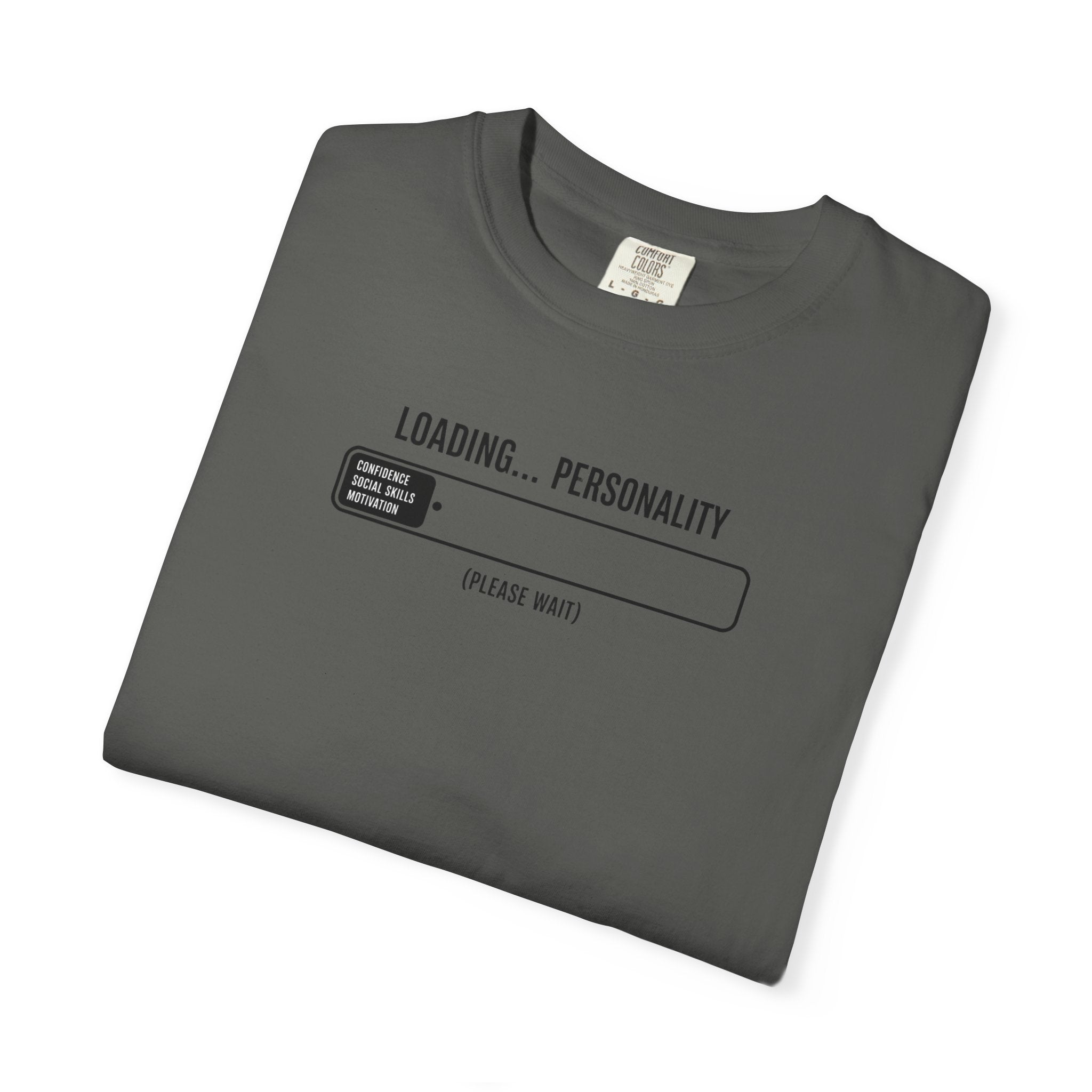 Loading Personality T-Shirt — Funny Progress Bar Graphic Tee
