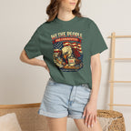 T-Shirt — "We the People Are Exhausted" Patriotic Vintage Eagle Tee