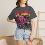 Shredding Calories Since Soundcheck T-Shirt — "No Pain No Riff" Rock Gym Tee