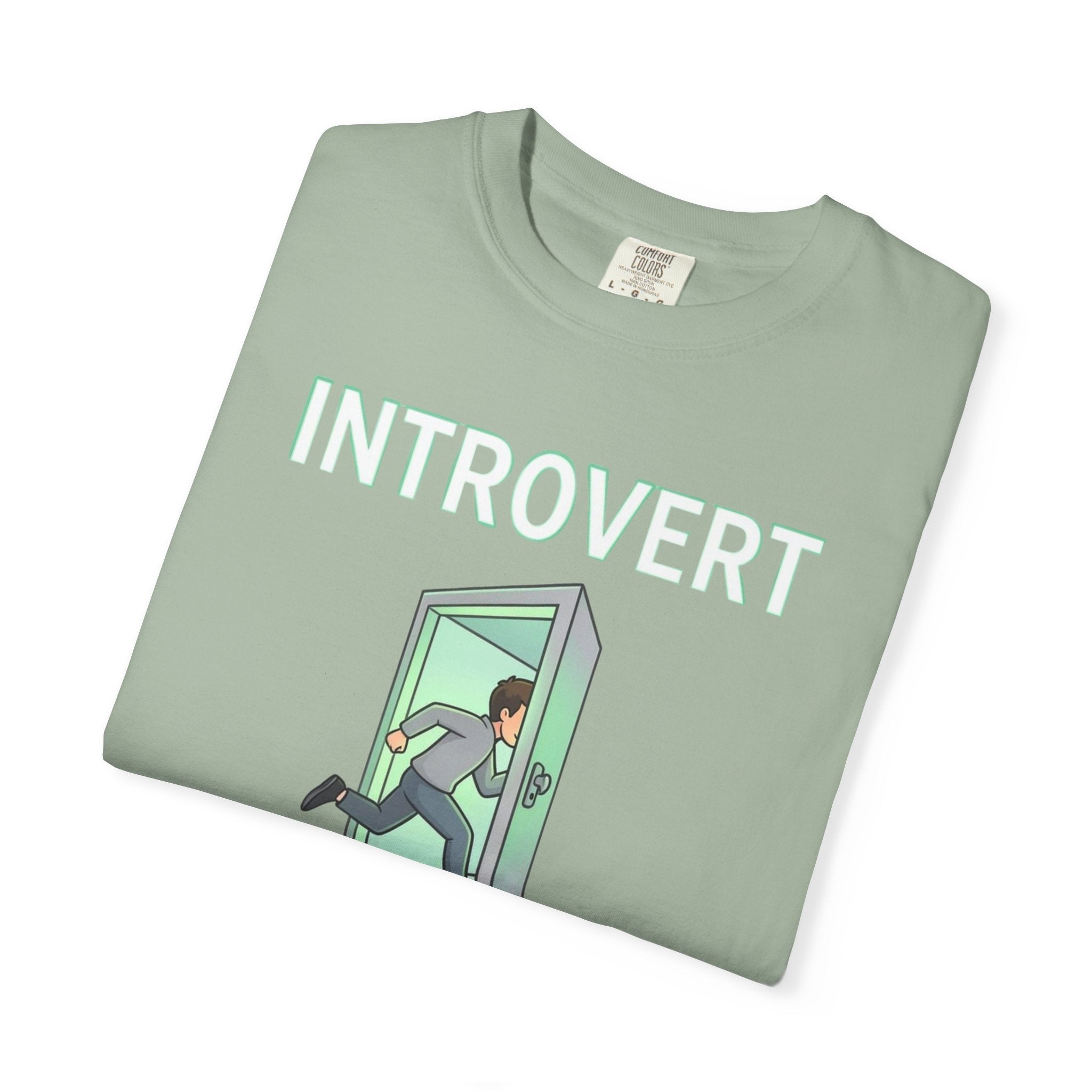 Introvert Exit T-Shirt — Funny Introvert Graphic Tee
