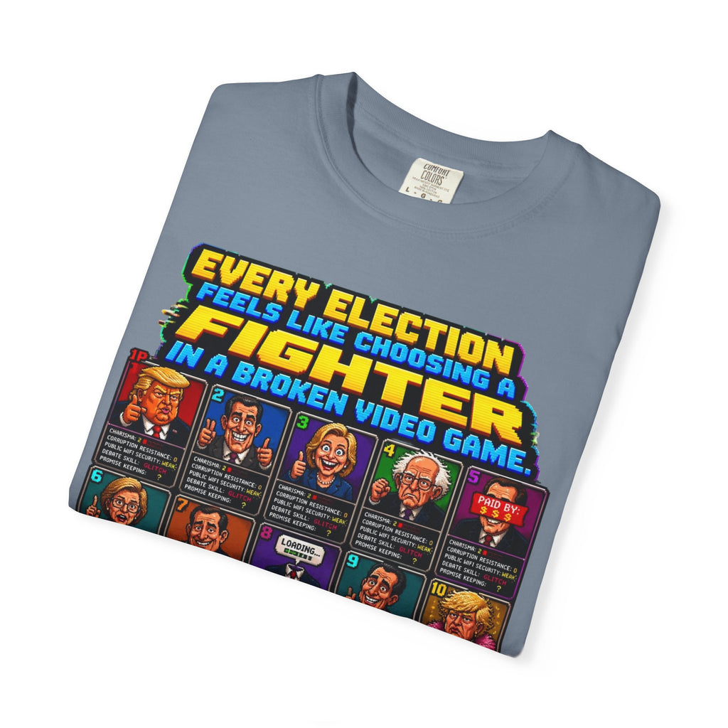 Retro Video Game 'Every Election Feels Like Choosing a Fighter' T-Shirt