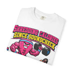 Shredding Calories Since Soundcheck T-Shirt — "No Pain No Riff" Rock Gym Tee