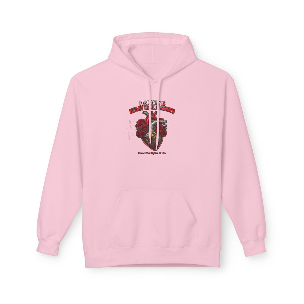 Hockey Heart Shield Hoodie — Proud to Play 'Til the End