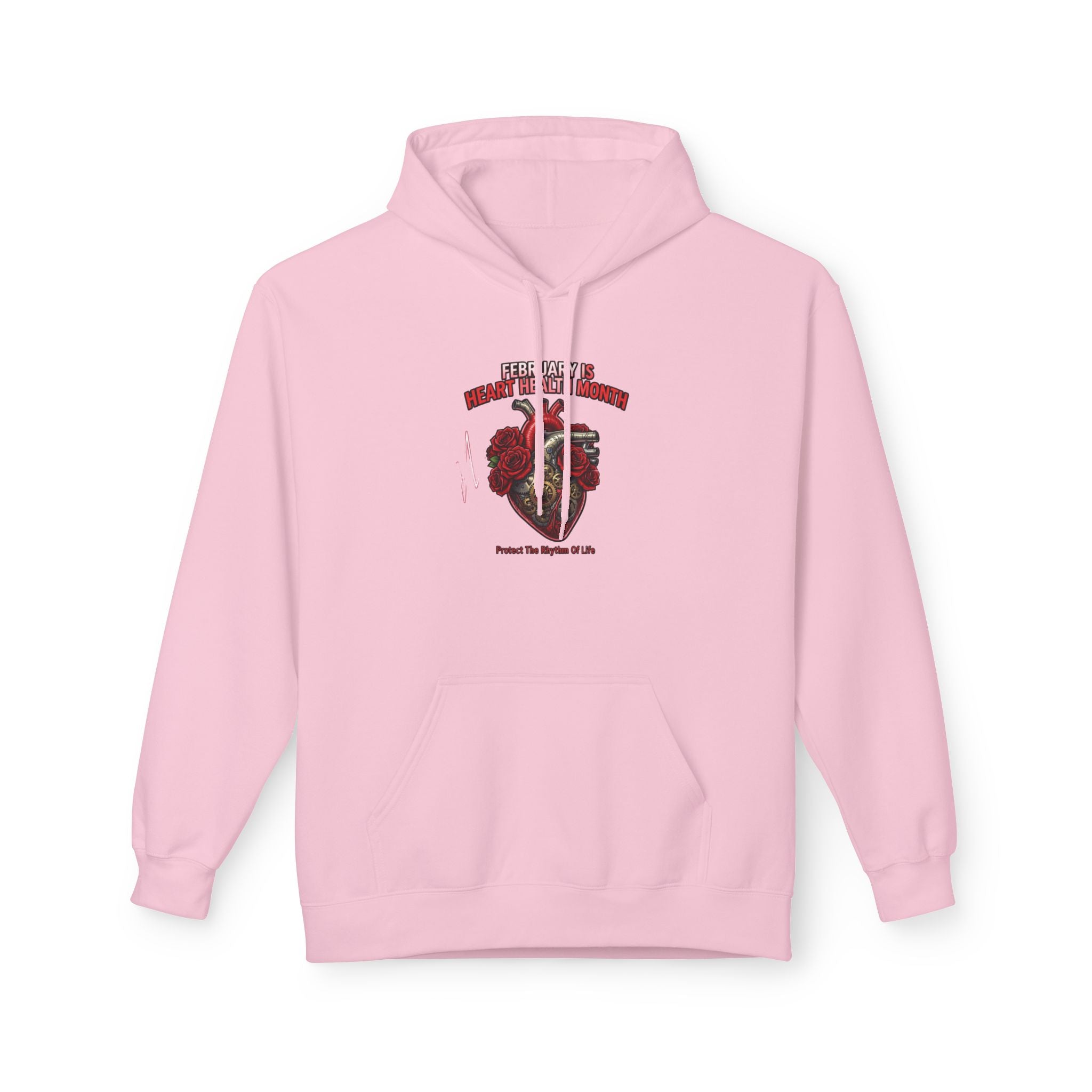 Hockey Heart Shield Hoodie — Proud to Play 'Til the End