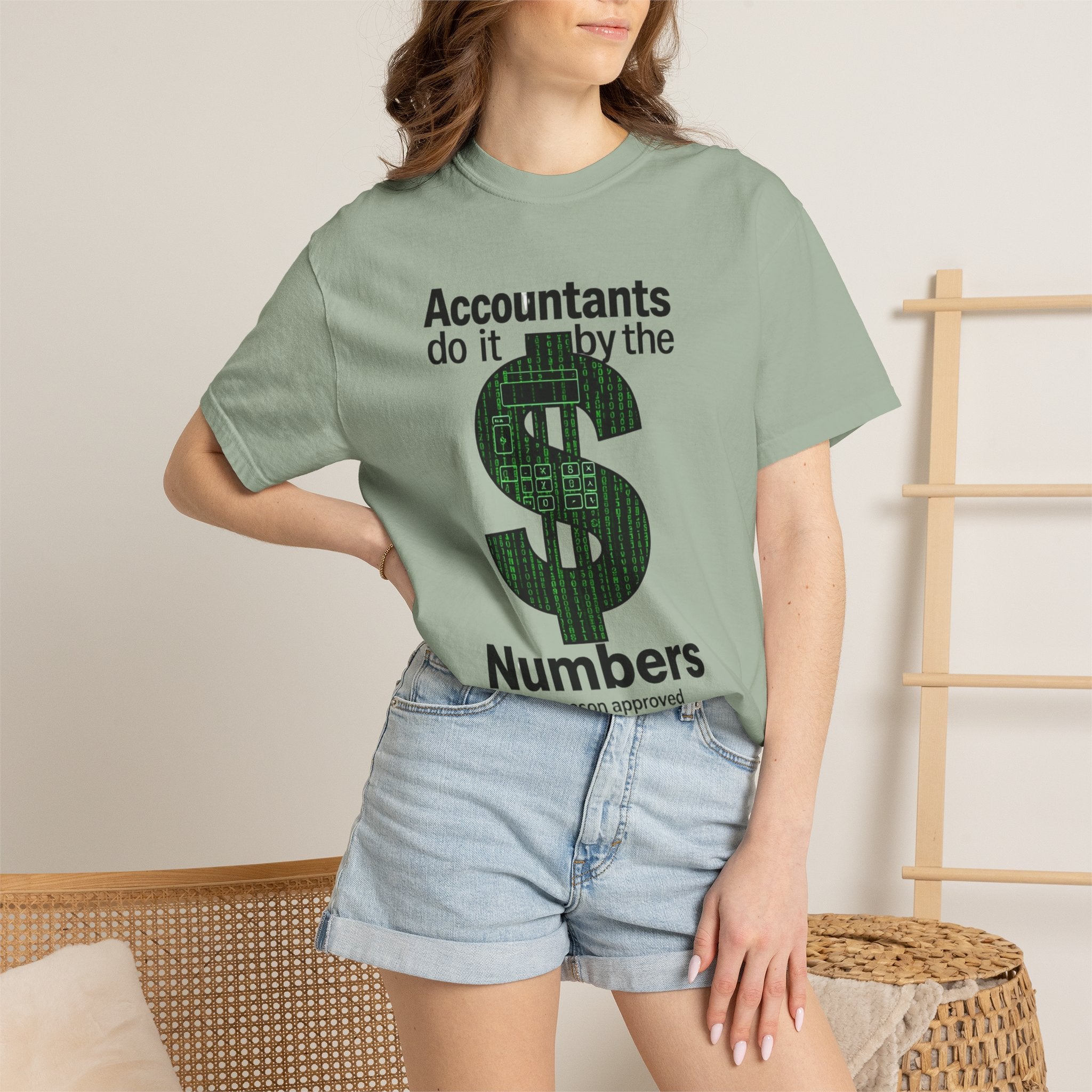 Accountants Do It By The Numbers T-Shirt — Funny Tax Season Accountant Gift