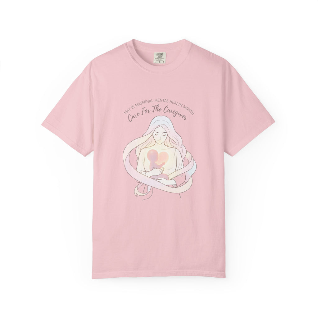 T-Shirt — Care For The Caregivers Graphic Tee (Self-Care Heart Illustration)