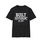 Built Different T-Shirt – "Built Different Est. 2026" Motivational Graphic Tee