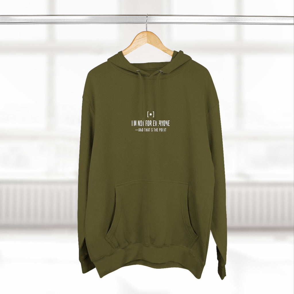 Minimal Embroidered Fleece Hoodie