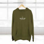 Minimal Embroidered Fleece Hoodie