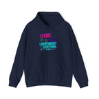I Came. I Saw. I Overthought Everything Then Left Hoodie — Funny Overthinker Sweatshirt