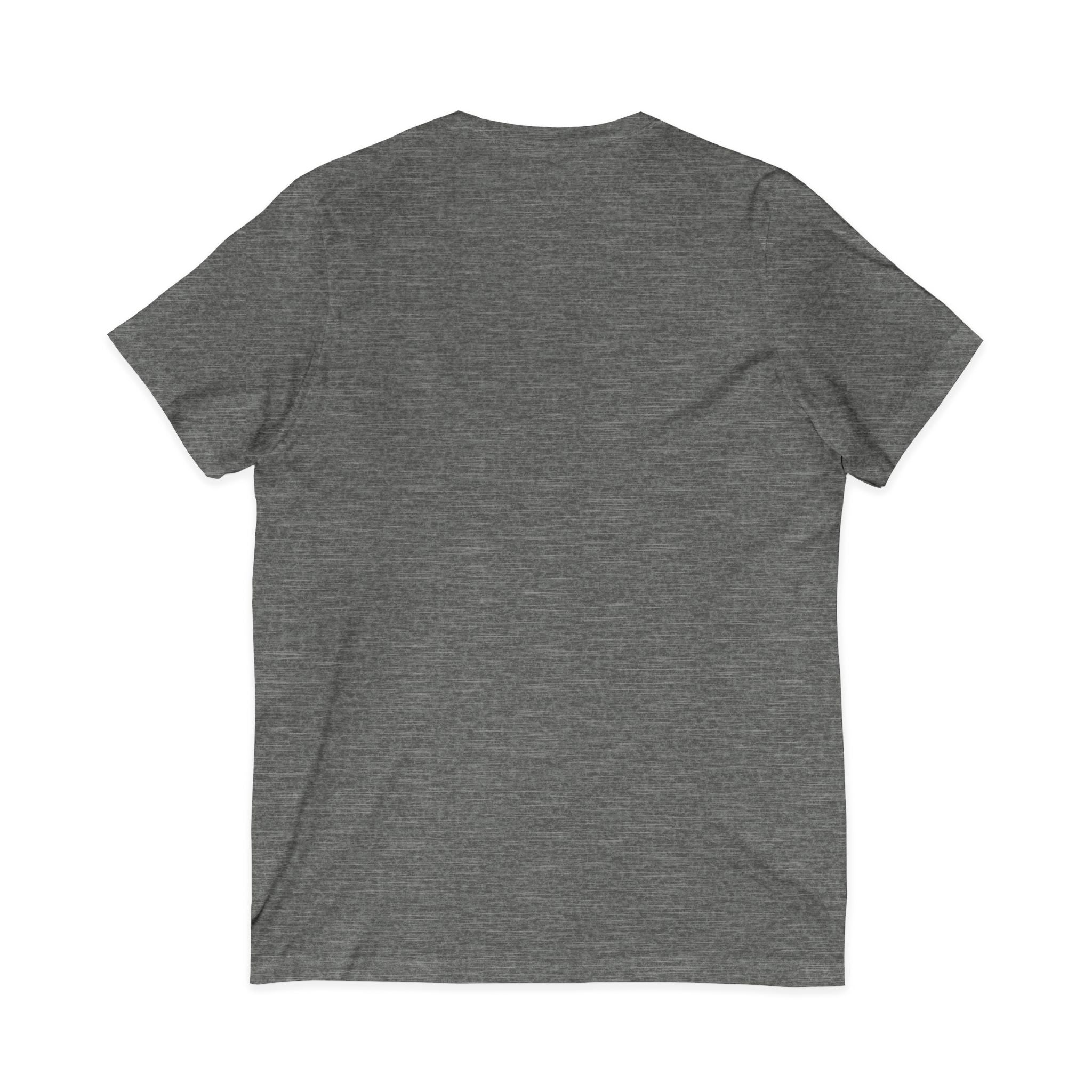 V-Neck Tee — "I Was Born at a Very Young Age and It's Been Downhill Since" Funny Adulting Shirt