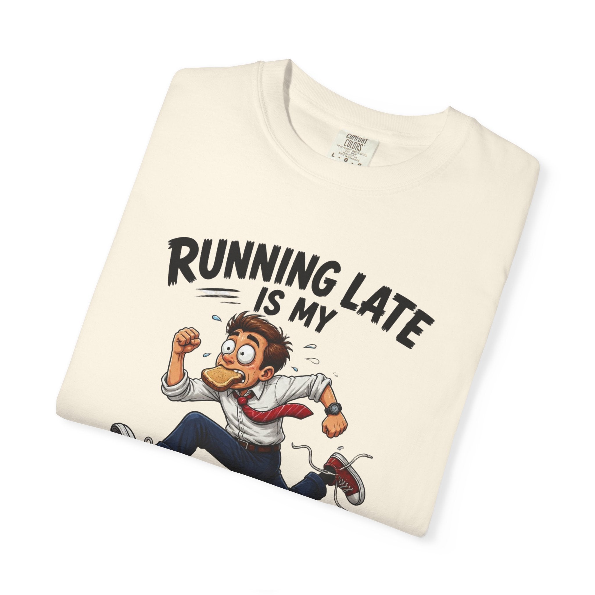 Running Late Is My Cardio T-Shirt — Funny Running Graphic Tee