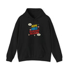 Hope Vibes Hoodie – 'Hope Vibes, Aggressive Delusion' Retro Graphic Sweatshirt