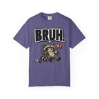 Bruh Raccoon Graphic T-Shirt — Lazy Chill Cartoon Tee