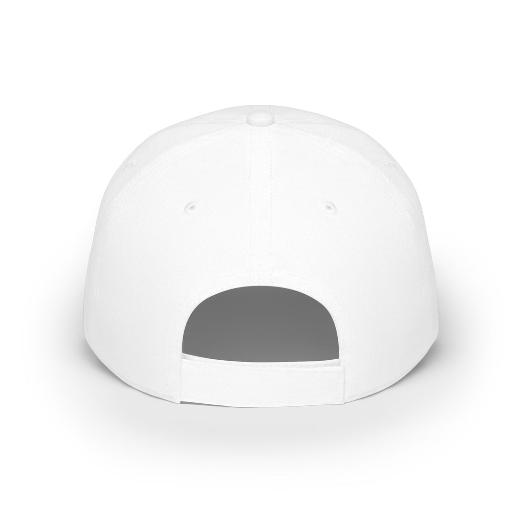 Off Duty Baseball Cap — Minimal White Low Profile Hat