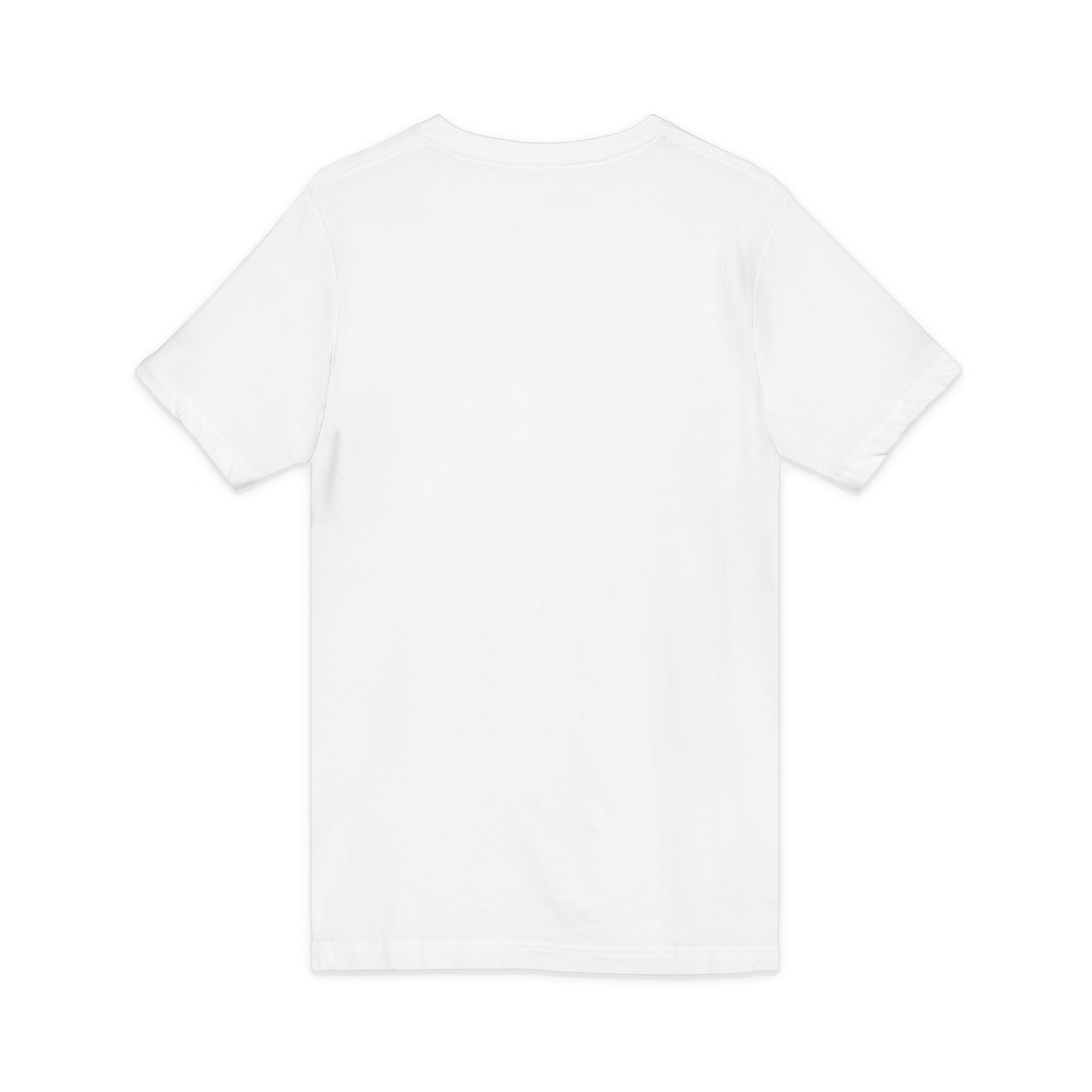 V-Neck Tee — "I Was Born at a Very Young Age and It's Been Downhill Since" Funny Adulting Shirt
