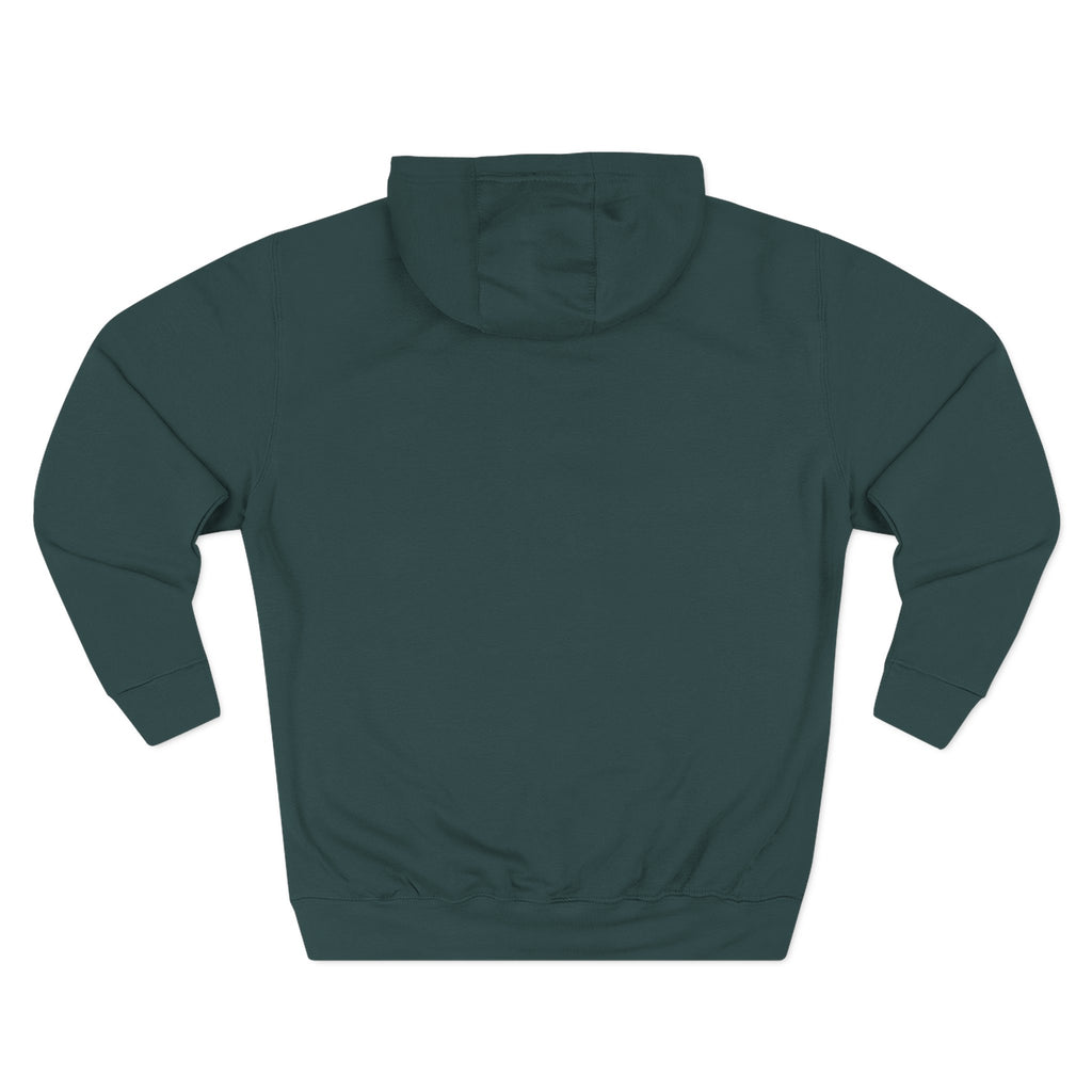 Minimal Embroidered Fleece Hoodie