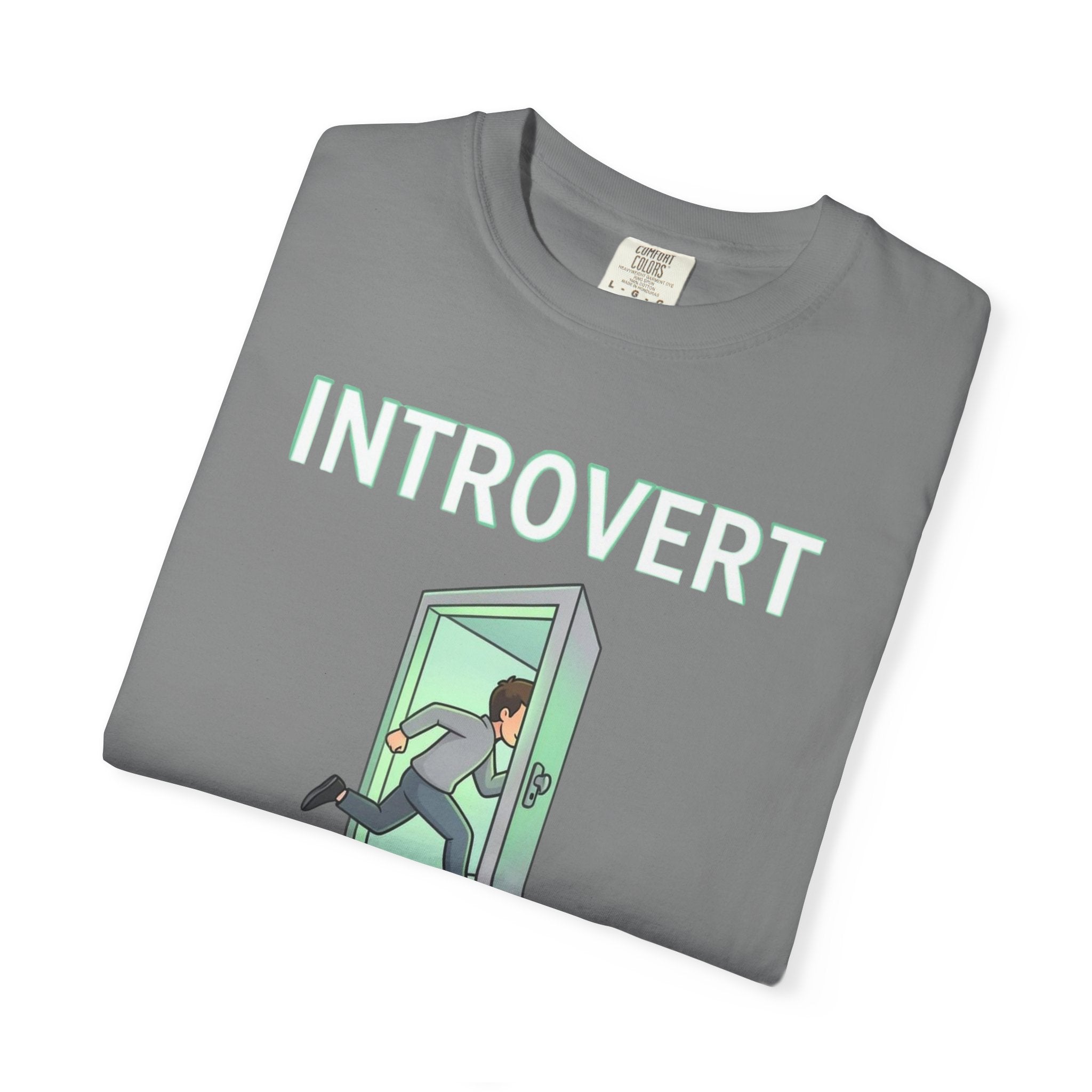 Introvert Exit T-Shirt — Funny Introvert Graphic Tee