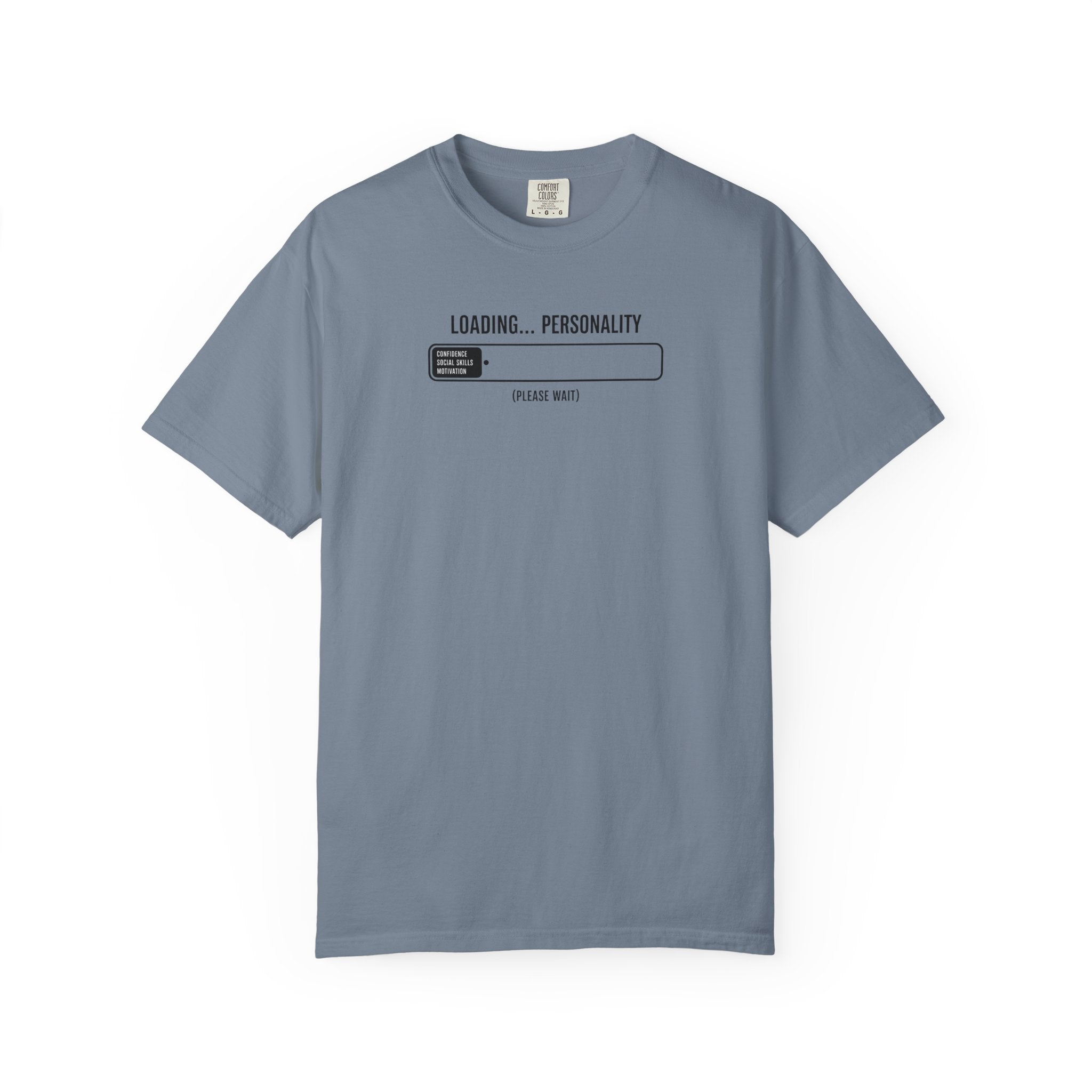 Loading Personality T-Shirt — Funny Progress Bar Graphic Tee