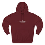Minimal Embroidered Fleece Hoodie