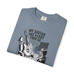 Guitar Lover T‑Shirt — "My Guitar Has Heard Things" Acoustic Music Tee