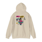 Retro Inspo Hoodie — 'Nope' Meditation Collage Graphic Hooded Sweatshirt