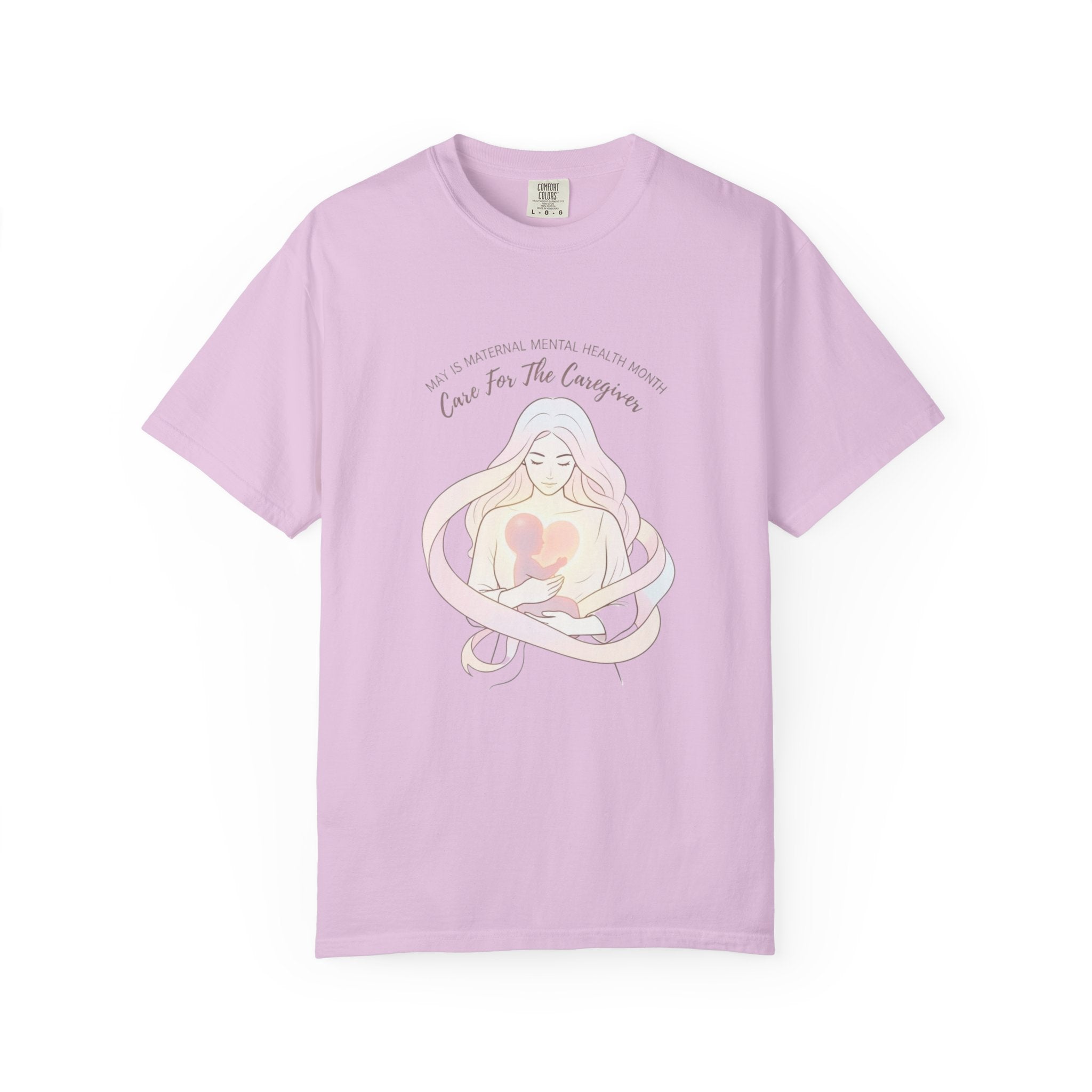 T-Shirt — Care For The Caregivers Graphic Tee (Self-Care Heart Illustration)