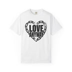 Love Anyway T-Shirt — Broken Chain Heart Graphic Tee