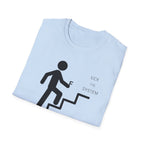Stairway to F System T-Shirt — Minimalist Climbing Graphic Tee