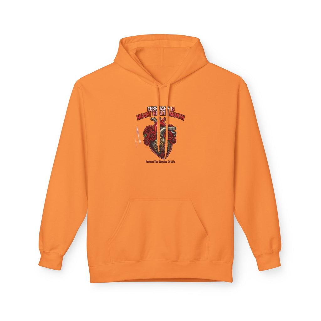 Hockey Heart Shield Hoodie — Proud to Play 'Til the End
