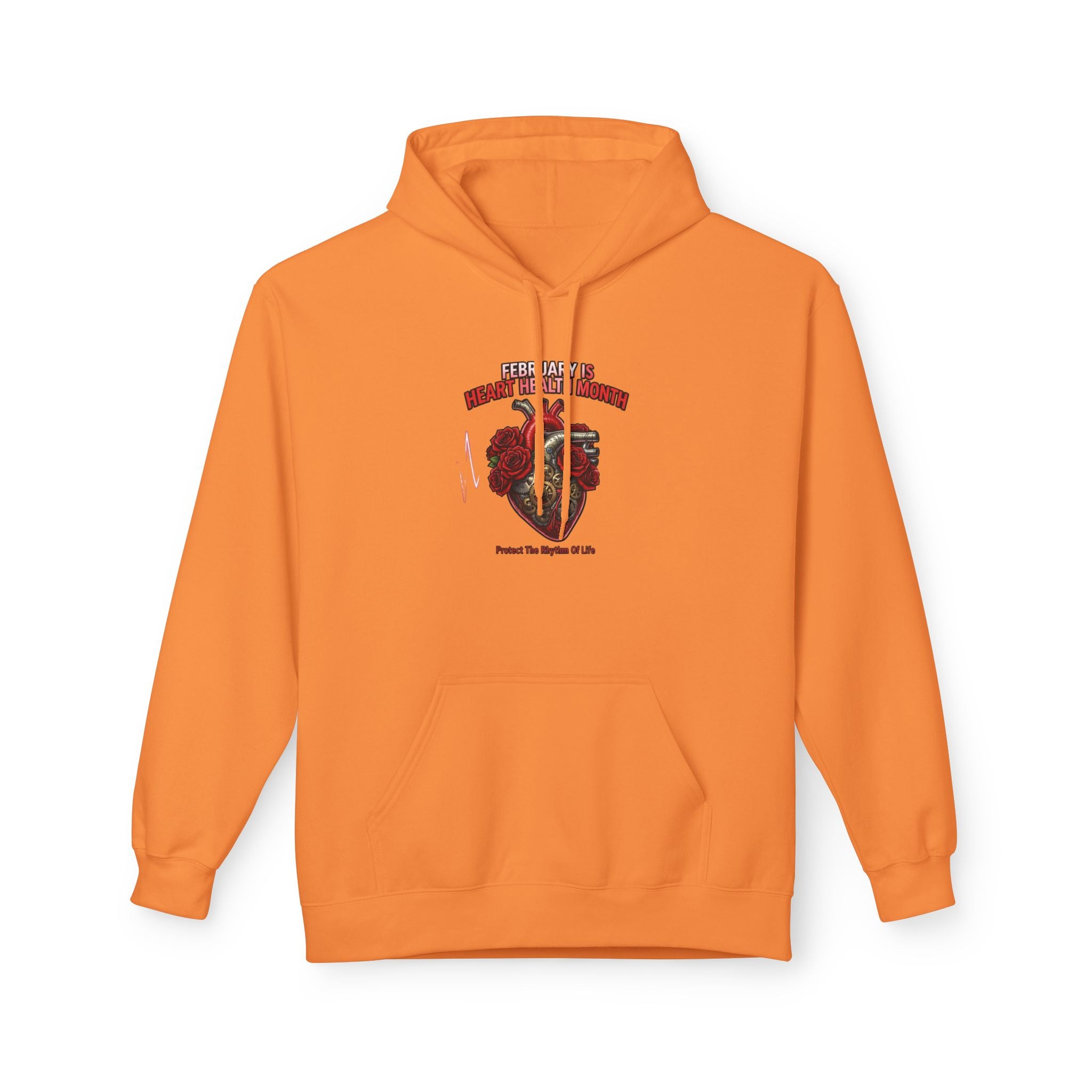 Hockey Heart Shield Hoodie — Proud to Play 'Til the End
